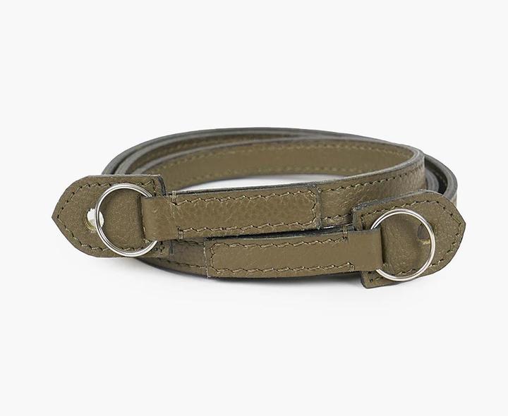Image du produit Bronkey Roma Leather strap, olivgrün 95 cm