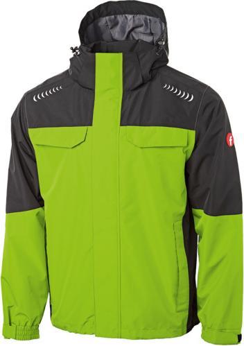 Produktbild Magni Regenjacke Plus lime/schwarz Gr. L Fortis Elements (L)