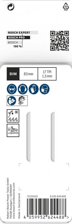 Produktbild Bosch Professional Zubehör PRO Metal curve T118EOF