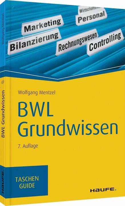Produktbild BWL Grundwissen (Deutsch, Wolfgang Mentzel, 2020)