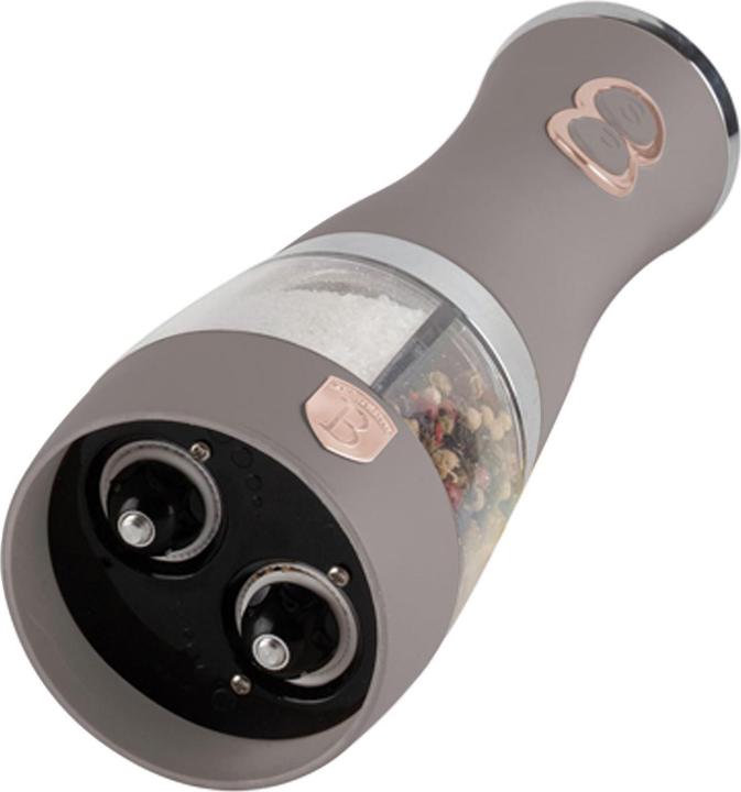 Produktbild BerlingerHaus Elektrische 2in1-Salz & Pfeffermühle (Pfeffer, Salz, Kräuter)