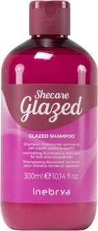 Image du produit Inebrya Shecare Glazed Illuminating Shampooing pour cheveux ternes et sans vie 300ml (300 ml, Shampoing liquide)