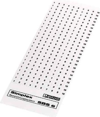 Immagine prodotto Phoenix Contact White Marker Card (Vari)