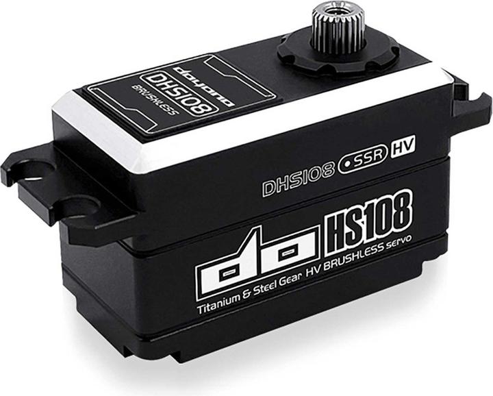 Doyono brushless servo hv low profile cnc boîtier alu 20.0kg/0.055sec @8.4v