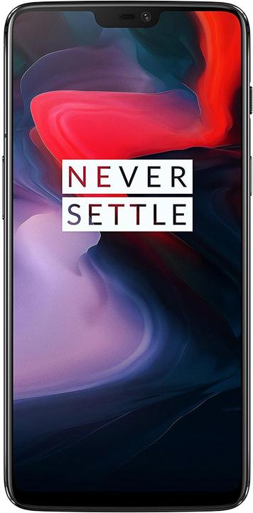 Produktbild OnePlus 6 (256 GB, Midnight Black, 6.28", Dual SIM, 16 Mpx, 4G)