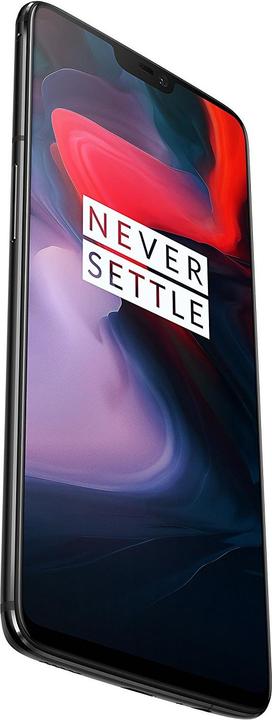 Produktbild OnePlus 6 (256 GB, Midnight Black, 6.28", Dual SIM, 16 Mpx, 4G)