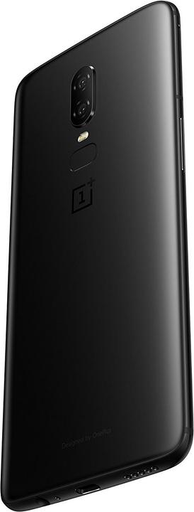 Produktbild OnePlus 6 (256 GB, Midnight Black, 6.28", Dual SIM, 16 Mpx, 4G)