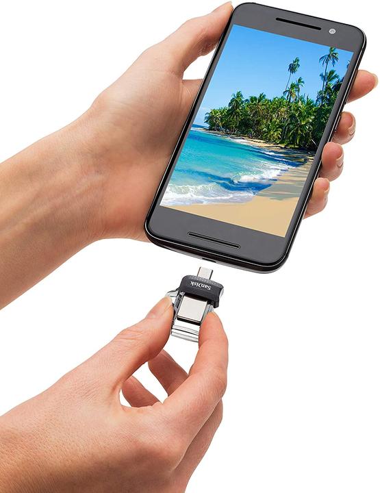 Actual product image SanDisk Ultra Dual Drive M3.0 (128 GB, USB-A, Micro USB)