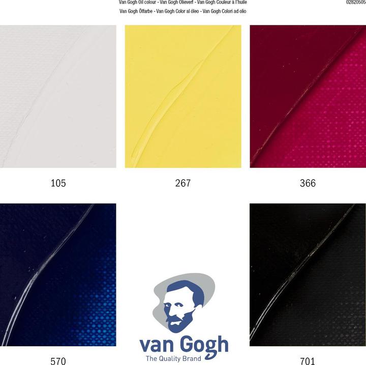 Produktbild Van Gogh Öl Farben 2820505 5x40 ml (Assortiert, 40 ml)
