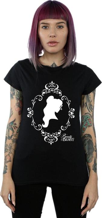 Immagine prodotto Disney Princess Belle Silhouette Maglietta Donna (XXL)
