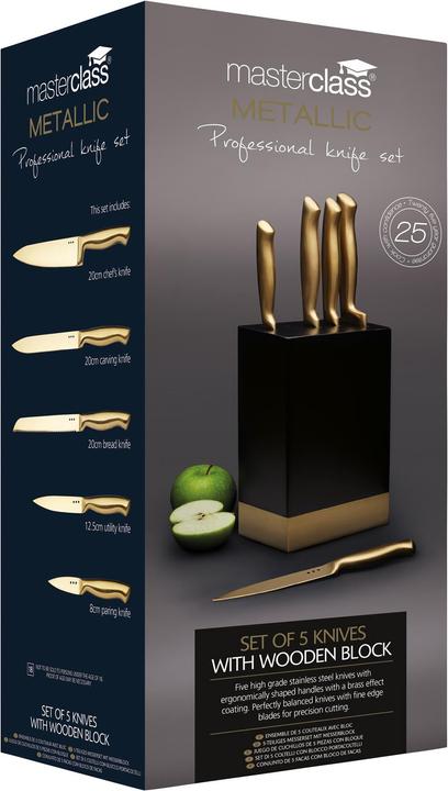 Actual product image Master Class Knife Block Set