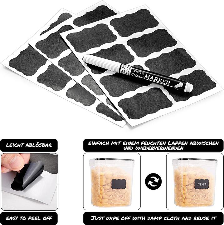 Produktbild Deco haus Vorratsdosen-Set mit Deckel (2 l)