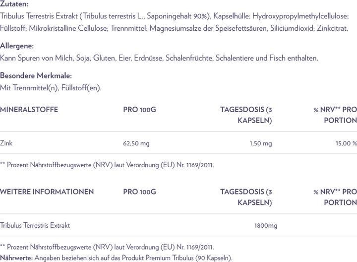 Produktbild Weider Premium Tribulus (1 Stück, Kapseln, 111 g)