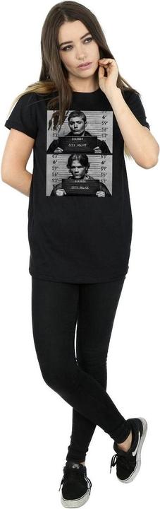Immagine prodotto Supernatural Winchester Maglietta Ampia Foto Segnaletica Donna (4XL)