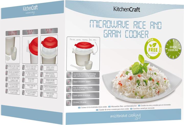Actual product image Kitchen Craft Microwave rice cooker