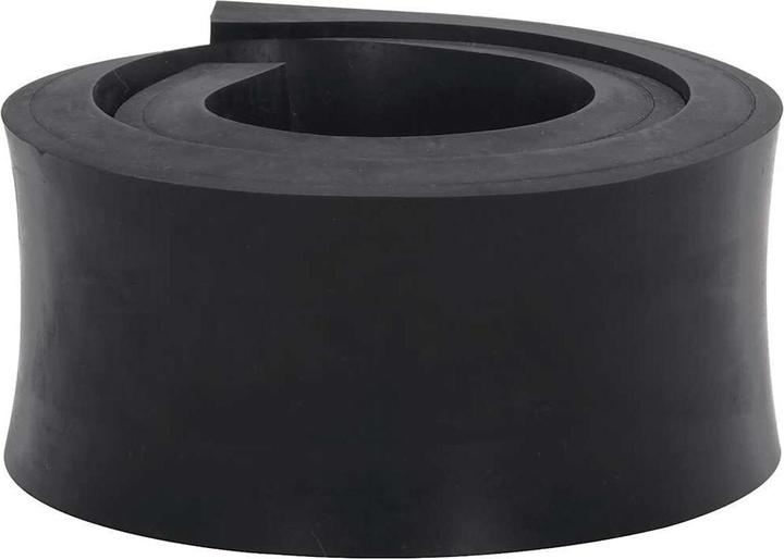 Produktbild VidaXL Schürfleiste Gummi Schwarz 80x10x2 cm Schürfleiste Gummilippe