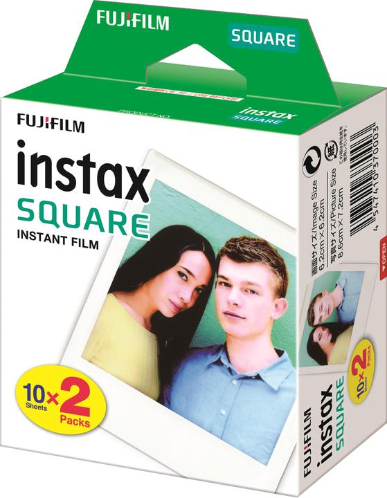 Fujifilm Instax Square 10 sheets 2-pack (Instax SQ10, Instax Square SQ6, Instax Square SQ10)