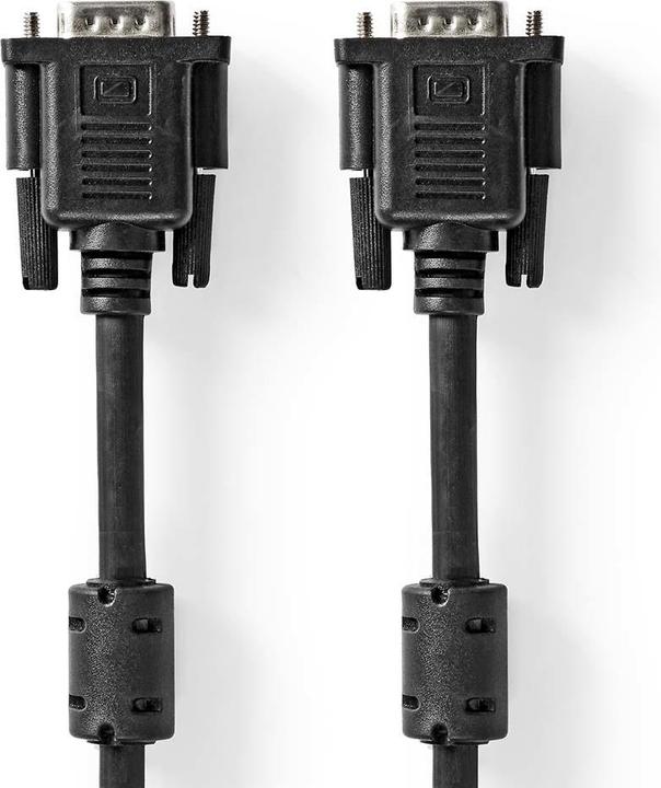 Produktbild Nedis VGA-Kabel | VGA Stecker | VGA Stecker | Vernickelt | Maximale Auflösung: 1280x768 | 10.0 m | R (10 m, VGA)