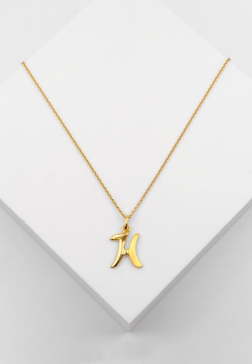 Actual product image Muau Letter (750/18K yellow gold)