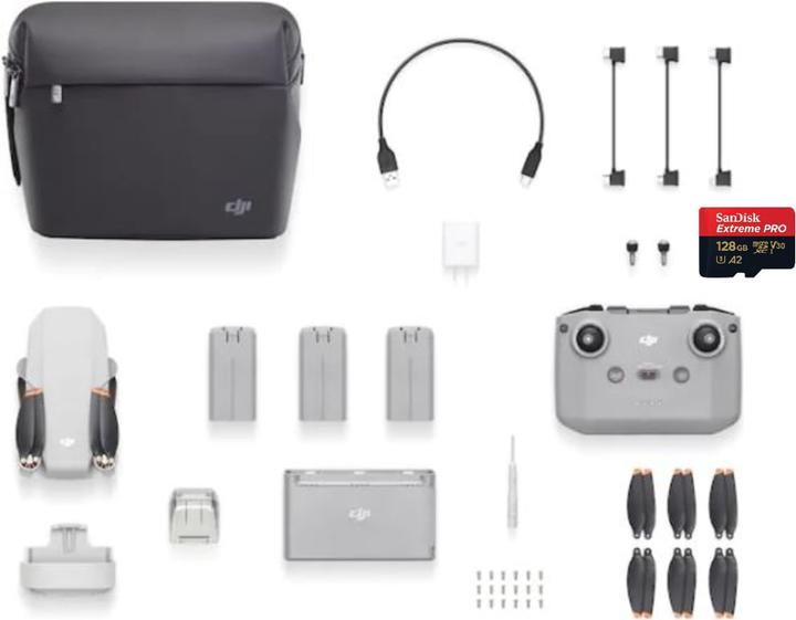 Actual product image DJI Mini 2 Fly More Combo incl. microSD