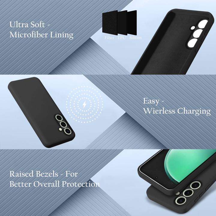 Produktbild Cadorabo Hülle für Samsung Galaxy S24 FE im Liquid Case Design (Samsung Galaxy S24 FE)