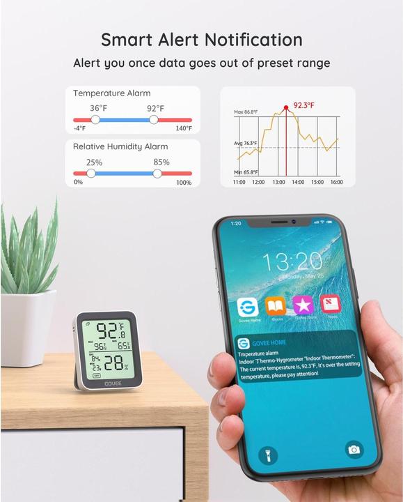 Immagine prodotto Govee Termometro Igrometro Bluetooth con schermo