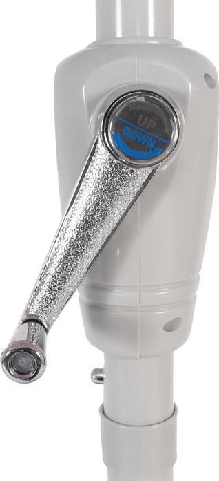 Actual product image Swisshandel24 Parasol, garden umbrella, Ø 2.7m inclinable polyester/aluminium 5kg - blue (2.70 m)