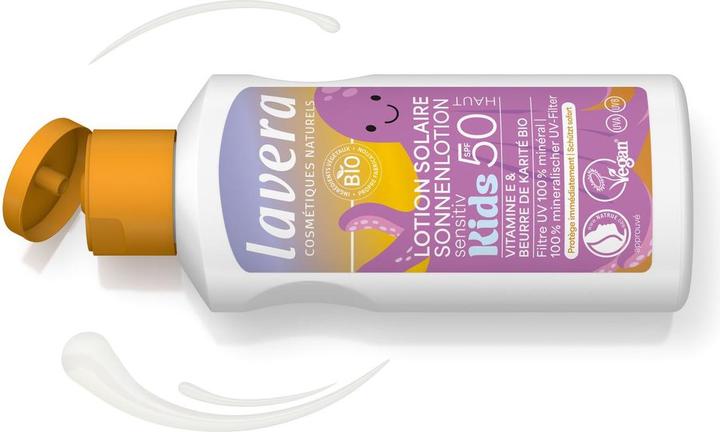 Image du produit Lavera Sonnenlotion KIDS sensitiv LSF50 Flasche 100 ml (Lotion solaire, SPF 50, 100 ml)