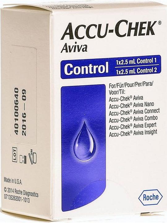 Produktbild Accu-Chek AVIVA KontrollLösung 2 x 2. (Kontrolllösung)