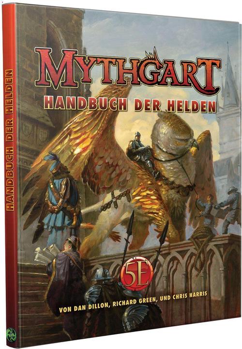 Actual product image Mythgart - Handbuch der Helden (5E) (German, Jon Sawatsky, Florian Stitz, Helge C. Balzer, Chris Dillon, Dan Juta, 2022)