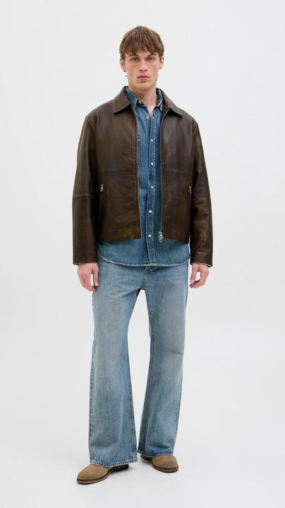 Produktbild Jack & Jones Lederjacke Lederjacke (L)