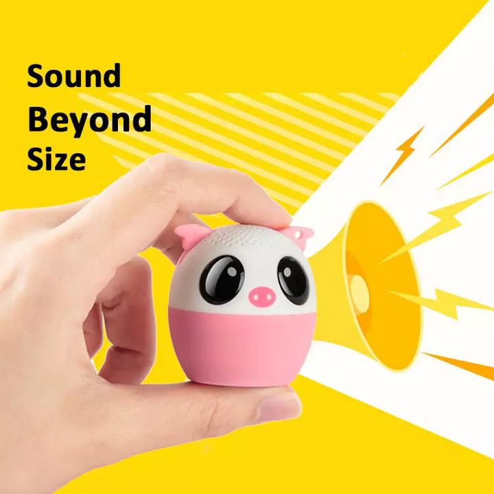 Image du produit PhoneLook Mini enceinte speaker portable légère avec Bluetooth sans fil en forme d’animal Chat (6 h, Fonctionnement sur secteur)