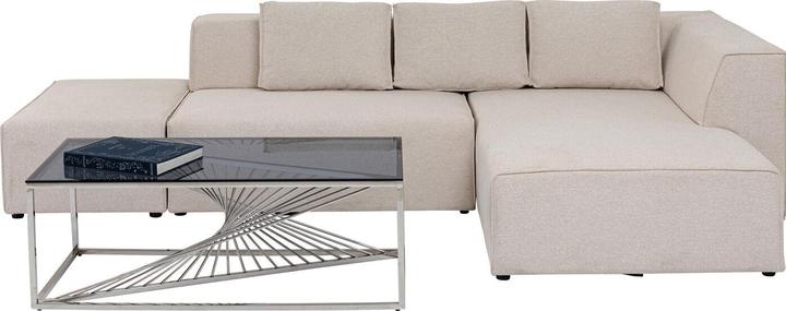 Actual product image Kare Design Corner Sofa Infinity Ottomane Creme Right (Corner sofa)