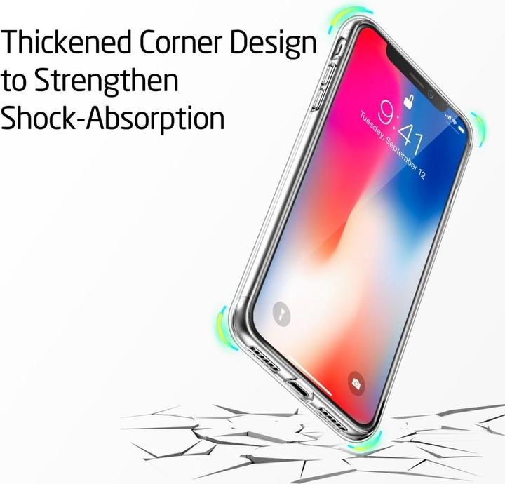 Image du produit Screenguard Apple iPhone X Étui souple en TPU transparent (Apple iPhone X)