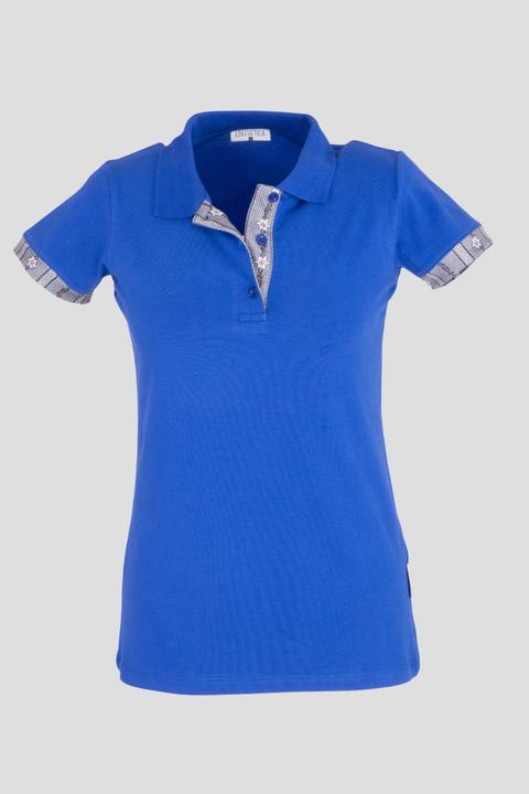 Edelvetica Polo Shirt Edelweiss Krageninnenseite & Armabschluss Damen (L)