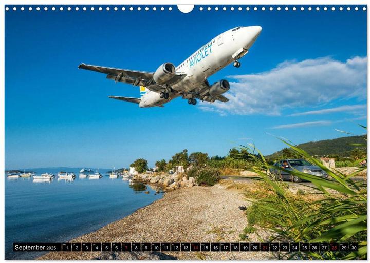 Produktbild :Flugzeugkalender (Wandkalender (A3, Deutsch)