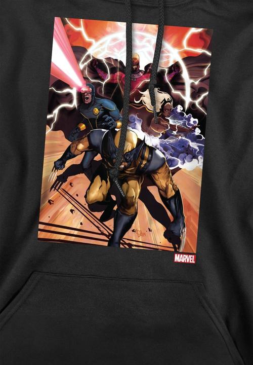 Actual product image Mens X-Men Team Attack Hoodie (L)