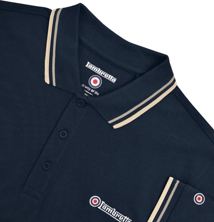 Immagine prodotto Lambretta Maglietta Polo Grande e Alto Doppia Punta Uomo (3XL)