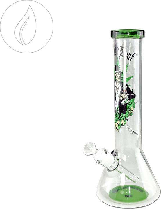 Actual product image Black Leaf Hempmaster Beaker Bong Ice 33cm