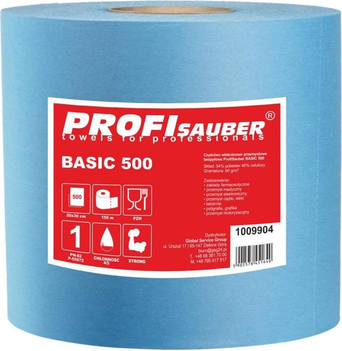 Immagine prodotto Profi Sauber Panno per la pulizia industriale in tessuto non tessuto senza polvere ProfiSauber Basic 500