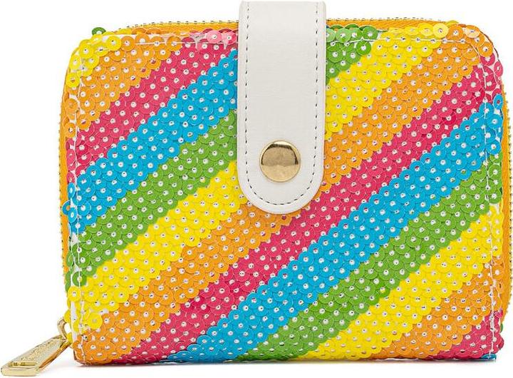 Produktbild Loungefly Disney by Porte-monnaie Sequin Rainbow Minnie