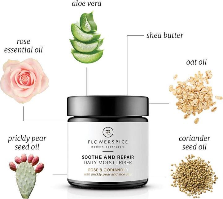 Produktbild Flower and Spice Soothe and Repair (60 ml, 24h Creme)