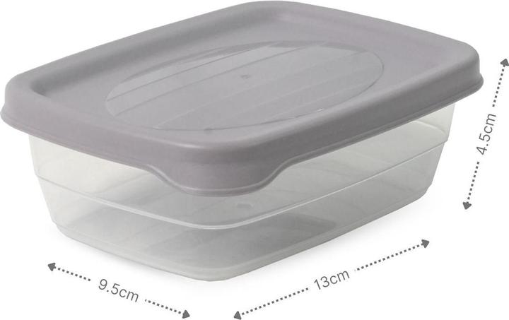 Immagine prodotto Hobby 3er-Set Aufbewahrungsdosen Frischhaltedosen Vorratsdosen Stapeldosen (0.30 l)