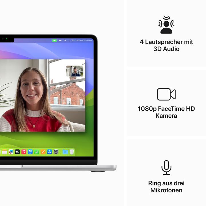 Produktbild Apple MacBook Air – 2024 (13.60", M3, 24 GB, 512 GB, DE)