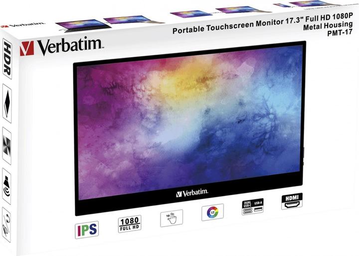 Productafbeelding Verbatim PMT-17 (1920 x 1080 Pixels, 17.30")