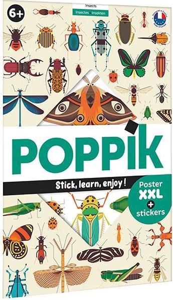 Immagine prodotto Poppik Poster didattico con adesivi Insetti