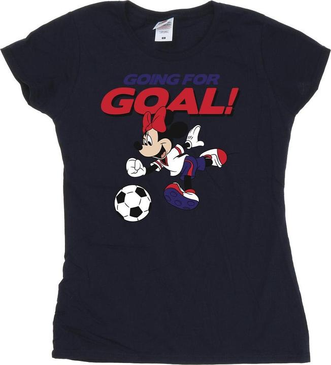 Immagine prodotto Disney Minnie Mouse Going For Goal Maglietta Donna (M)