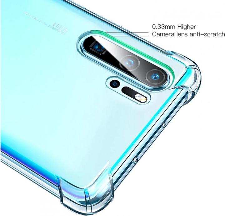 Actual product image Screenguard Huawei P30 Pro Cover Crystal Soft Airbag Bumper (Huawei P30 Pro)