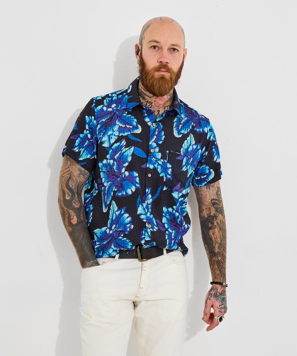 Produktbild Joe Browns Lightweight Textured Floral Short Sleeve Shirt (L)