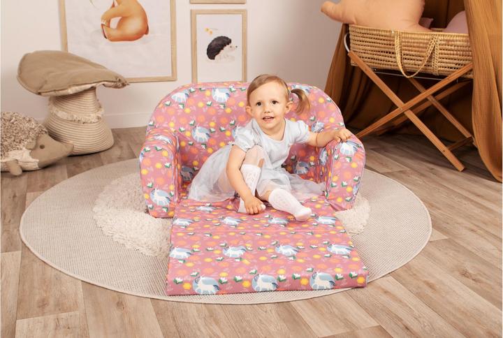 Image du produit Knorrtoys Canapé pour enfants - "Licorne rose (Canapé pour enfants)